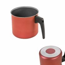 Canecão Leiteira Fervedor Antiaderente Cereja e Preto 2,5 Litros nº16