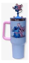 Canecao Tumbler Com Pingente Disney Stitch Angel 1,15lt