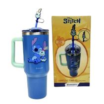 Canecão Tumbler e Pingente Stitch e Xepa Térmico Disney
