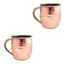 Canecas (2) de inox para Moscow mule cor bronze Canecas (2) de inox para Moscow mule cor bronze