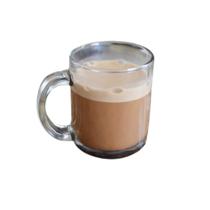 Canecas C/ Alça 250ML Vidro Resistente Cappuccino Cha Cafe - 6 UN
