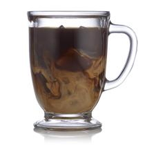 Canecas de café Libbey Kona Glass 480 ml, conjunto de 6 Canecas de café Libbey Kona Glass 480 ml, conjunto de 6