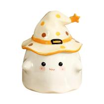 Canecas De Cerâmica Fantasma Com Tampa Presentes Engraçados De Halloween E Páscoa Para Café E Chá No Canecas De Cerâmica Fantasma Com Tampa Presentes Engraçados De Halloween E Páscoa Para Café E Chá No