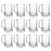 Canecas de Chopp e Cerveja de Vidro Transparente 300ml 12 peças - Casambiente