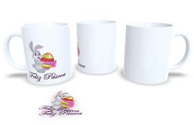 Canecas de Porcelana Branca Personalizadas Coleção Pascoa 5