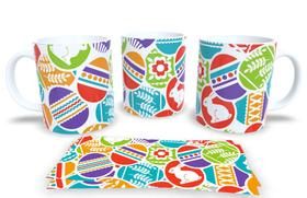 Canecas de Porcelana Branca Personalizadas Coleção Pascoa 6