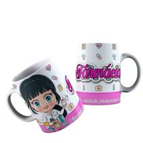 Canecas de Porcelana Branca Personalizadas Profissões 8