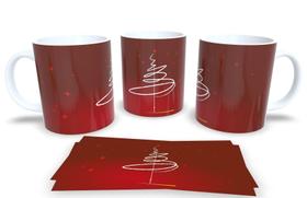 Canecas de Porcelana Personalizadas Arvore de Natal
