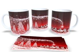 Canecas de Porcelana Personalizadas Arvore de Natal
