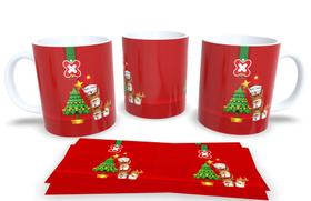 Canecas de Porcelana Personalizadas Arvore de Natal