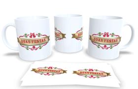 Canecas de Porcelana Personalizadas Natal