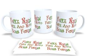 Canecas de Porcelana Personalizadas Natal