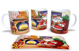 Canecas de Porcelana Personalizadas Papai Noel 3