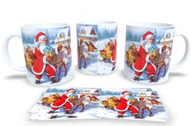 Canecas de Porcelana Personalizadas Papai Noel 4