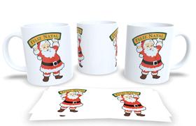 Canecas de Porcelana Personalizadas Papai Noel