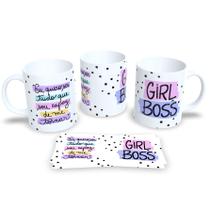 Canecas de Porcelna Personalizadas dia Internacional da Mulher 8 de Março