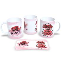 Canecas de Porcelna Personalizadas dia Internacional da Mulher 8 de Março