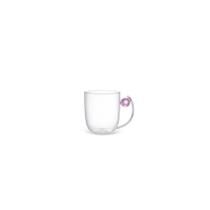 Canecas em Vidro Borossilicato Esfera Rosa Conjunto 4 unid BTC Canecas em Vidro Borossilicato Esfera Rosa Conjunto 4 unid BTC