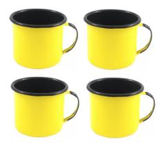 Canecas esmaltadas 70ml Nr 4,5 Amarela - Ewel