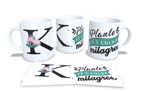 Canecas Personalizadas Alfabeto Flores