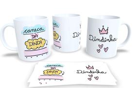 Canecas Personalizadas Dinda e Dindo