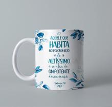 Canecas Porcelana Versículos Gospel Cristã Pastora Pastor Aniversário Cerâmica