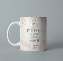 Canecas Porcelana Versículos Gospel Cristã Pastora Pastor Aniversário Cerâmica