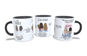 Canecas Preta Personalizadas Coleção Se Houver o Amanhã