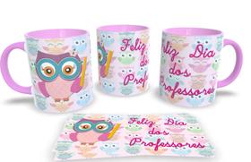 Canecas Rosa Personalizadas dia dos Professores