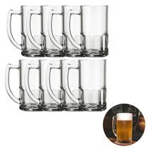 Canecas Vidro 320 ML Linha Vitamina P/ Drinks Cerveja - 8 UN