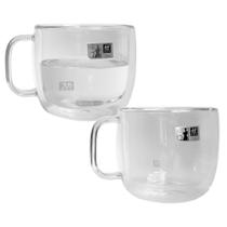 Canecas Zwilling Sorrento vidro de parede dupla 450 Ml Canecas Zwilling Sorrento vidro de parede dupla 450 Ml