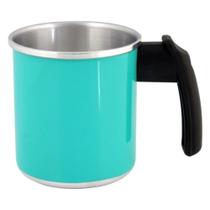 CANECO ALUMÍNIO Nº 12 VERDE ESMERALDA - 1,2 LTS - Docesar