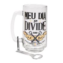 Caneco chopp colonia com abridor - meu dia