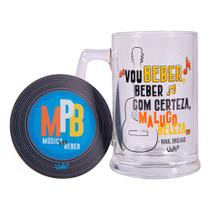 Caneco com porta-copos - mpb