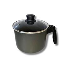 Caneco Fervedor 16 Cm Antiaderente Teflon Com Tampa De Vidro