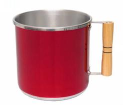 Caneco Fervedor De Aluminio Grande 3 Litros Cabo De Madeira Caneco Fervedor De Aluminio Grande 3 Litros Cabo De Madeira