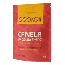 Canela Do Ceilão Cookoa Cinnamomum Zeylanicum 60g Sem Glutén