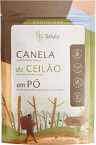 Canela do Ceilão Védica em Pó Souly, Verdadeira, 60g Pura Canela do Ceilão Védica em Pó Souly, Verdadeira, 60g Pura