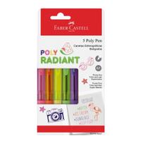 Canela Poly 0.7mm com 5 unidades Faber Castell - Radiant - Faber-Castell
