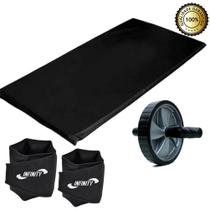 Caneleira 2 Kg- Par + Colchonete + Roda Caneleira 2 Kg- Par + Colchonete + Roda