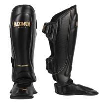 Caneleira CPro Maximum Preta Muay Thai e Kickboxing Cor:PretoTamanho:GGenero:Unissex