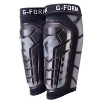 Caneleira de futebol G-Form Pro-S Vento preta para adultos grande