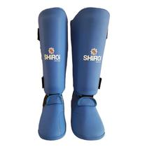 Caneleira de Karatê Infantil Protetor Pé e Canela Homologada CBK Shiroi