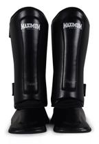 Caneleira de Muay Thai e Kickboxing Classic Black Maximum Caneleira de Muay Thai e Kickboxing Classic Black Maximum
