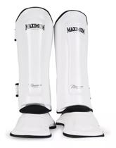 Caneleira de Muay Thai e Kickboxing Classic White-Black Maximum Caneleira de Muay Thai e Kickboxing Classic White-Black Maximum