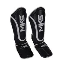 Caneleira de Muay Thai e Kickboxing MKS Prospect Preto/Branco Caneleira de Muay Thai e Kickboxing MKS Prospect Preto/Branco