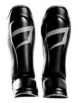 Caneleira de Muay Thai Pretorian New Impact Unis Gym Séries - Preto/Prata