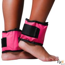 Caneleira De Peso 2kg Par Rosa Tornozeleira Peso Treino Exercício Exercício Funcional Fitness Academia Musculação
