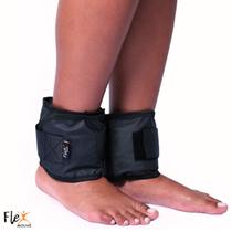 Caneleira De Peso 2kg Par Tornozeleira Peso Treino Exercício Exercício Funcional Fitness Academia Musculação - Flex Mouve