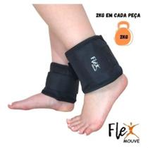 Caneleira de Peso Par de 2KG Treino Exercício Exercício Funcional Fitness Academia Musculação SC